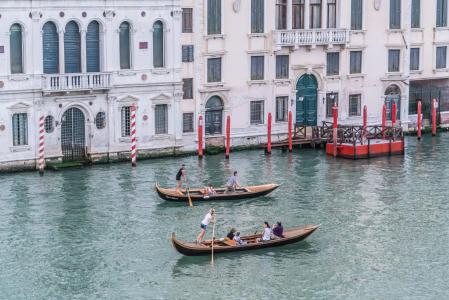 威尼斯, 意大利, 吊船, 户外, 风景名胜, 建筑, 京杭大运河