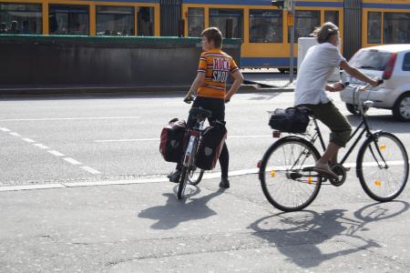 交通, 自行车, 道路, 流动性, 巷道, 运动, 城市交通