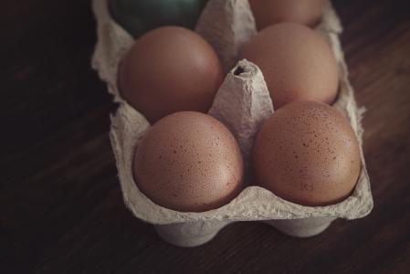 鸡蛋, 鸡蛋, 蛋盒, 棕色的鸡蛋, 生鸡蛋, 鸡蛋销售包装, 食品