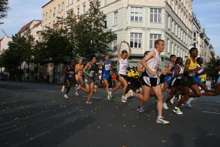 柏林, 马拉松, 赛跑者, 体育, 运行, 竞赛, 人类