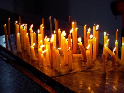 蜡烛, 蜡烛, 光, 祷告, 教会, 寺, 基督教