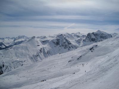 滑雪场, 滑雪, 滑雪, 山脉
