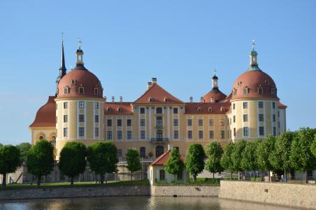 莫里茨城堡, 城堡, 童话故事, 下萨克森, 德国, 建筑, 城堡公园