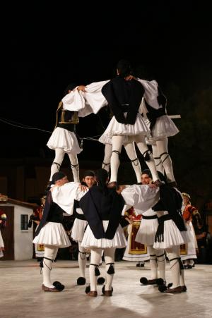 希腊, 民间, 舞蹈, 希腊语, 传统, 传统, 跳舞