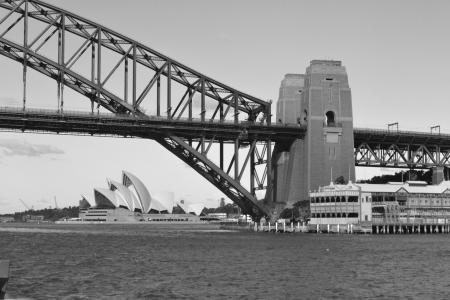 澳大利亚, 悉尼, 海港大桥, 海港, 桥梁, 目的地, 著名