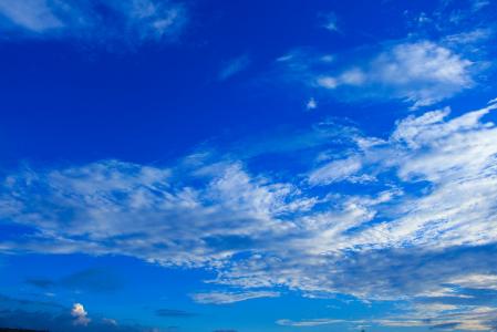 天空是蓝色的, 天空, 天空, 云计算, 小雨, 光明, 晴朗天空