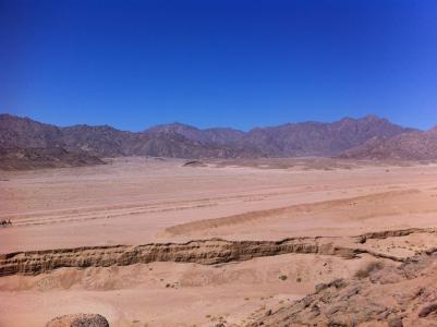 沙漠, 沙子, 埃及, 沙姆沙伊赫 shiek, 天空, 山脉, 干