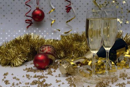 新年除夕, 新年的祝福, 香槟, 新的一年, 邻接, 饮料, 酒精