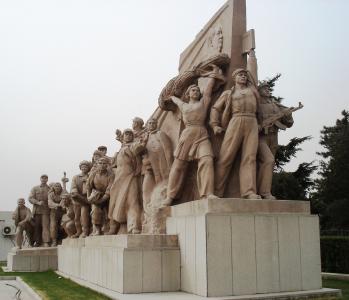 北京市, 纪念碑, 中国, 革命, 战斗, 花岗岩, 雕像