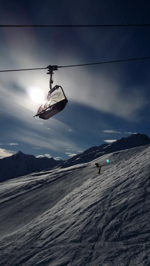 滑雪缆车, 电缆车, 您可以乘坐缆车, 滑雪, 冬季运动, 雪, 冬天
