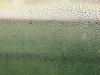 窗口, 雨, 雨滴, 滴灌, 湿法, 玻璃, 串珠