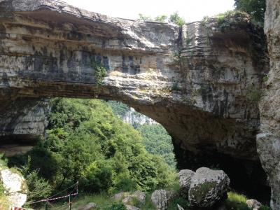 自然, 石桥, 自然公园, 洞穴, 悬崖, 旅行, fieldtrip