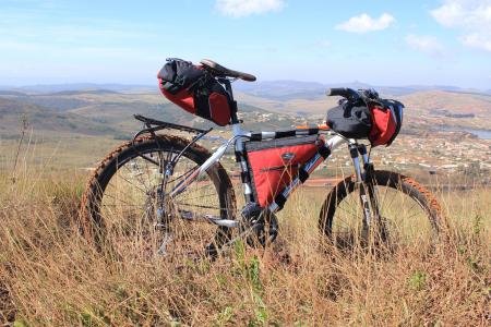 自行车包装 northpak, 周期旅游, 自行车, 体育, 山, 骑自行车, 自行车