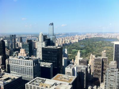 俯瞰中央公园, 纽约, 美国, 美国, 纽约城, 纽约, 城市