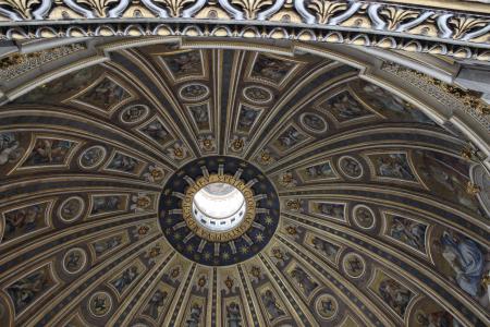 圆顶, 梵蒂冈, 罗马, 圣伯多禄大殿