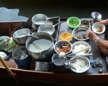 花盆, 平底锅, 烹饪, 小船, 内河船, 厨房, 食品