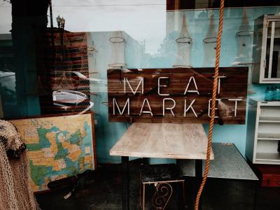 肉, 市场, 地方, 地图, 内政
