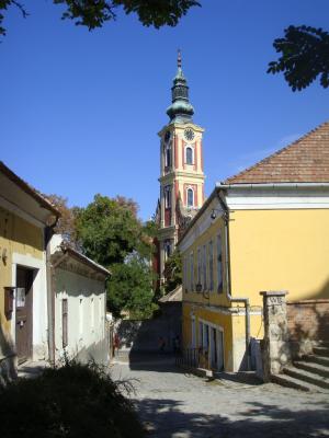 szentendre, 贝尔格莱德大教堂, 尖塔, 小巷, 塔, 匈牙利