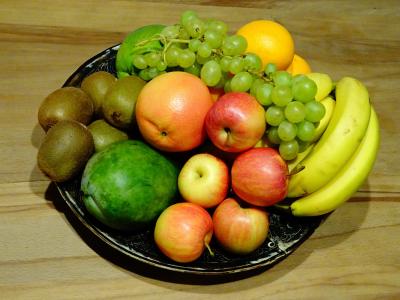 水果, 橙色, 水果, 食品, 香蕉, 猕猴桃, 维生素
