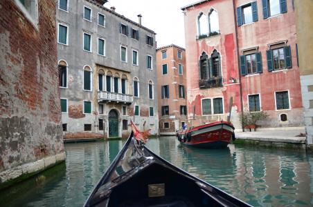 威尼斯, 意大利, 吊船, 水, 小船, 浮动, 建筑