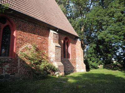 村庄教会, 砖, netzelkow, 乌泽多姆岛, 建筑, 新教徒, 德国