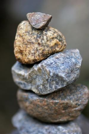 石头, 塔, 平衡, 堆叠, 分离, 多根斯, 石塔