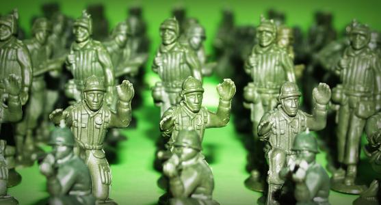 玩具, 士兵, 塑料, 行动, 战争, 绿色, 警卫队