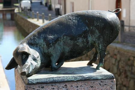 猪, 铜像, 维斯马
