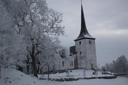 教会, 冬天, 雪, 建筑, 宗教