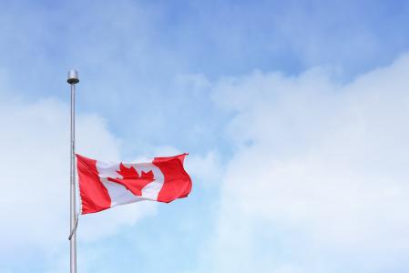加拿大, 加拿大国旗, 民主, 国旗, 旗杆, 爱国主义, 骄傲
