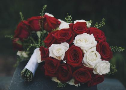 玫瑰, 花束, 花, 鲜花花束, 婚礼, 鲜花花束, 婚姻