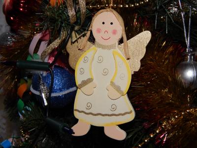 天使, 饰品, 假期, 圣诞节, 圣诞树