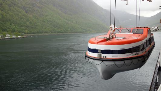 救生艇, 水, 安全, 小船, 橙色
