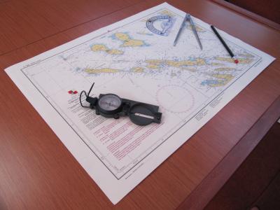 地图, 指南针, 导航