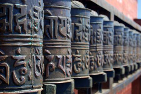 佛教, 尼泊尔, 寺, 宗教, 精神, 加德满都, 尼泊尔