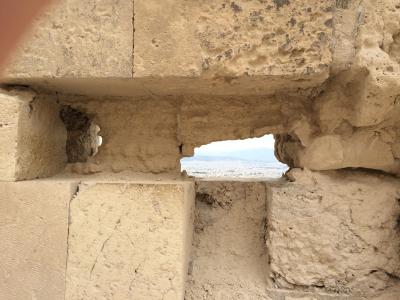 洞穴, 雅典卫城, 墙上的洞, 偷看, 石头墙