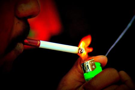 香烟, 打火机, 吸烟, 易燃, 火焰, 消防