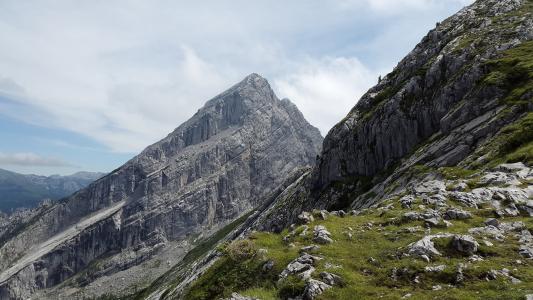 kpcb watzmann, 首脑会议, watzmannfrau, watzfrau, 高山, 岩石, berchtesgadener 土地