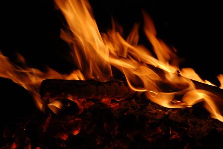 篝火, 黑暗, 消防, 热, 橙色, 温暖, 热-温度