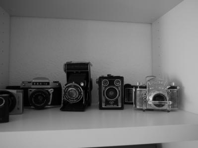 孔径, 黑色和白色, 品牌商标, 相机, 摄像设备, 经典, 差异