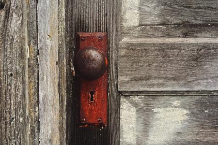 门, 旋钮, 年份, 古董, 房子, 木材-材料, 老