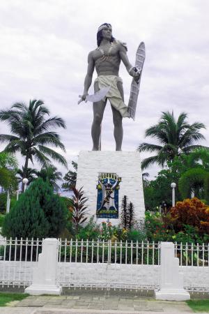 lapu-lapu-lapu-lapu 纪念碑, 麦丹, 菲律宾, 雕像, 美国