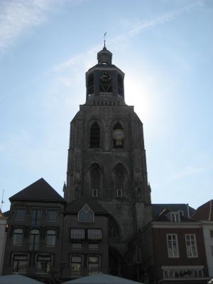 教堂的塔楼, peperbus, 卑尔根 op 变焦