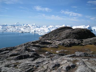 布, 冰山, icefjord, 格陵兰岛