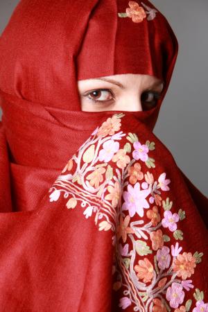 斯里, 穆斯林妇女, 眼睛, 时尚, 传统, 服装, 文化