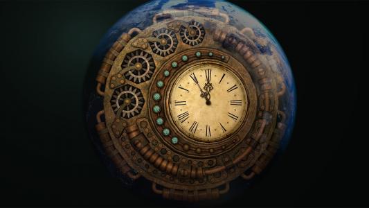 时间, 月晷, 时间机器, 月球的时间, 满月, 月光, 时间运行