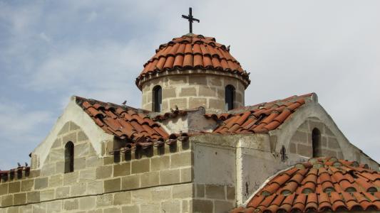 塞浦路斯, xylotymbou, 圣拉萨罗 ionas, 教会, 东正教, 建筑