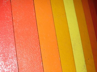 楼梯, 橙色, 温暖的颜色, 背景, 模式, 木材-材料, 材料