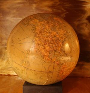 全球, 世界, 古董, 地图, 地球, 行星, 领域