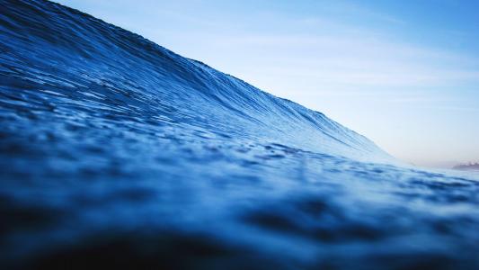 海洋, 波, 白天, 海, 波, 水, 蓝色